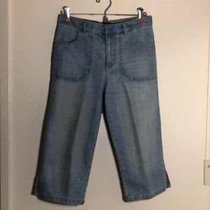 Gloria Vanderbilt high waist crop jeans 6P